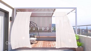 Oxdigi Tension Shower Doorway Curtain Rod/Adjustable 63-82.7 inches No Drilling Window Curtain Rod for Bethroom, Indoor Decor/Matt White