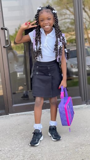 1.9K views · 72 reactions | Grandma baby Chanel first day of school! Wish my son was here to experience his twin. Chanel you are so precious my love and will continue to be seen about as your father has always been a provider and protector of you! Grandma Mojazzy love you to the moon and back baby  | Monica Davis | Facebook