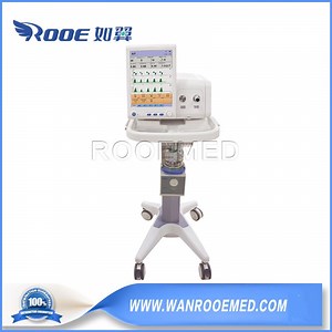 [Hot Item] 12.1 Pantalla táctil de pulgadas, ventilador NIV de doble canal no invasivo para adultos y pediátricos para sala de UCI