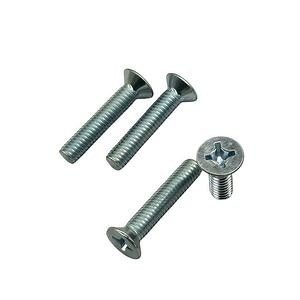 [Hot Item] DIN965 Stainless Steel Cross Recessed Countersunk Head Screws with A2/A4 M8