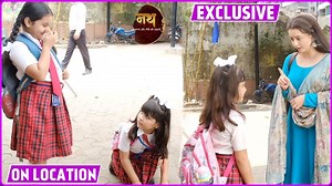 6.1K views · 208 reactions | Dangal TV Nath On Location: Gopika Ki Maa Ka Uske Dosto Ne Udaya Mazaak, Gopika Ne Apne Papa Par Kiya Swaal #nathkrishnaaurgaurikikahani #ChahatPandey #alishapanwar | Telly Reporter | Facebook