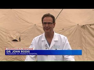 Setting up field hospitals