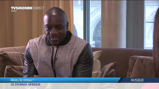 🇸🇳Après son projet “Lighting Africa“, le chanteur et producteur AKON, interprète de “Lonely“ ou "Smack That", veut lancer une crypto-monnaie équitable sur le continent africain. | TV5MONDE