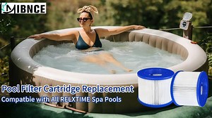 MIBNCE Screw-in Hot Tub Filter Cartridges Replacement for All RELXTIME, ALEKO, Wejoy, Aquaspa Spa,Clever Spa Filter,Threaded Filter for Inflatable Hot Tubs & Massage Pools (4 Pcs) - Walmart.com