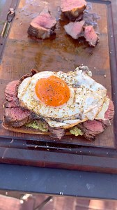 Filet steak and eggs sandwich | Miguels cookingwithfire