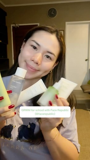 Courtside reporter approved! 🏀💯 Join DLSU courstide reporter Patricia Dabao as she gets ready for a long day of school with Face Republic! 💚✨ 📣 PS: SURPRISE! 🥳 Face Republic will be dropping by DLSU from July 18-19! Come and say Hi!👋🏻 | Face Republic