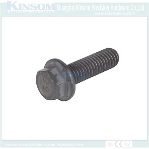 [Hot Item] Steel Hex Flange Bolt 8.8 Grade Fastener Oiled Bolt