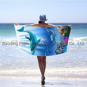 [Hot Item] Multi-Color Printable Recycle Sand Free Microfiber Beach Bath Towel