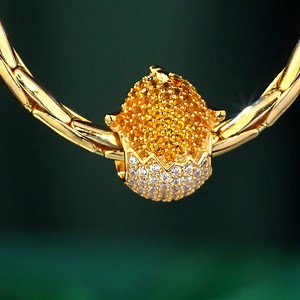 GONA Eggshell Chick Tarnish-resistant Silver Animal Charms 🥚🥚🥚 https://bit.ly/4jbqb3c | GONA JEWELRY