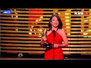Louis-Dreyfus wins Emmy -- and a 'Breaking Bad' kiss