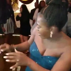 Heavily pregnant Nollywood actress—UCHE JOMBO, is seen in this video dancing to 'Testimony' by Psquare; while her husband sprays her with cash so she could 'taste the money'. Watch the official Psquare music video: http://www.nigeriamusicnetwork.com/p-square-taste-the-money-testimony-official-lyrics_1791a3ff7.html Good news: Uche Jumbo Delivers a Baby Boy In The U.S — http://nollywoodcommunity.com/groups/nollywood/forum/topic/uche-jumbo-delivers-a-baby-boy-in-the-u-s/ SEE ALSO.... Uche Jombo and