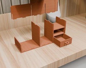 Laser Cut File Template : Pencil Holder & Desk Organizer (digital Download) - Etsy