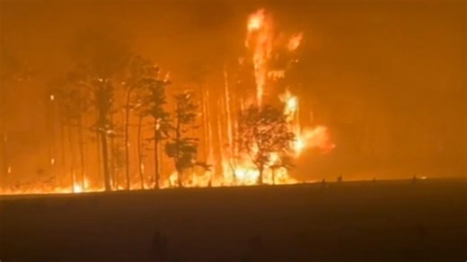 Eye opener: Multiple wildfires force evacuations in Southeast