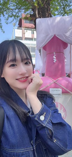 #かなまら祭り にて♡ みこちゃん大喜び #神社 #神社巡り #巫女