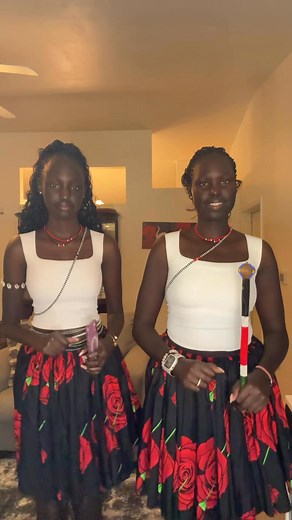 Wishing everyone going to Iowa for Bor Women Uniforms launching a safe journey and we can’t wait to see you all 💃🏿💃🏿🔥❤️ #momanddaughterduo💞 | Athiei Alier Kur