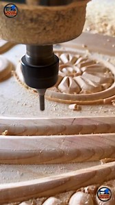 52K views · 64 reactions | Wood Carving Perfection in Seconds #wood #woodcutting #woodsplitter #woodcarving | Wood Splitting Machines | Facebook