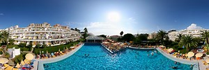 Clube Praia Da Oura Albufeira Algarve Swimming Pool 360 Panorama | 360Cities