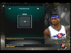 NBA 2K11 How To Create LeBron James