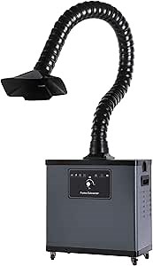 BAOSHISHAN Fume Extractor Solder Smoke Absorber 3-stage Filter Remover Air Purifier for Soldering Station DIY Welding Tin Single System 110V (Single System)