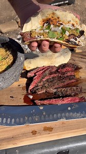 Wagyu Fajitas Caveman Style! Eat or pass? #instafood #foodlover #grill #openfirecooking #outdoorcooking #steak #meat #foodstagram #foodie #meatlover #alfrugoni #smoke #smoking #bbq #viral #sanantonio #friends #texas #texaslife #texasbbq #asado | Al Frugoni