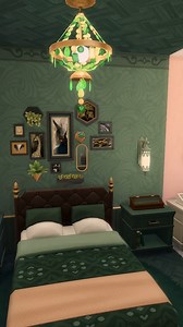 building a bedroom for glinda & elphaba in the sims 4 💚 EA ID: daniellebuilds (no cc, but I did use packs) ✨ #EAPartner #wicked #thesims4 #thesims #daniellebuilds | daniellebuilds