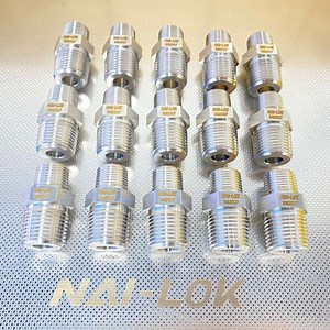 [Hot Item] Nai Lok Duplex Steel 2507 S32750 2.5mo Male NPT BSPP BSPT Hex Nipple Reducing Adapter High Pressure 6000psi Instrument Thread Pipe Fitting