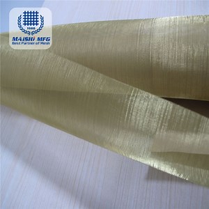 [Hot Item] Granular Powder Sieving Brass Wire Mesh for Filtration Red Copper Mesh