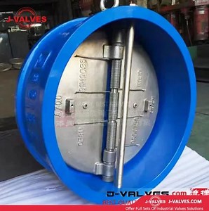 [Hot Item] J-Valves Industrial Hood PP GB/JIS A700 CF8/CF8m Double Disc Wafer Check Valve