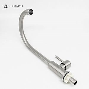 [Hot Item] Premium Kitchen Sink Mixer Single Cold Faucet 304 Stainless Steel Quality