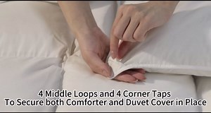 Goose Down Fiber Comforter King Size – All Season Naturally Breathable Down Comforters, Luxury Hotel Collection Duvet Insert with 8 Corner Tabs, Cotton Fabric & Baffle Box (Dark Gray,65oz)