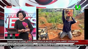 NAIMOS Task Force storms Ankobra River in major Anti-Galamsey Operation #UTVGhana | UTV Ghana
