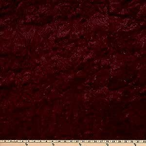 Shannon Minky Luxe Cuddle Marble Merlot, Fabric by the Yard