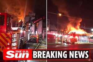 Moment explosion rips through paint factory, leaving ‘1 dead & 8 hurt'