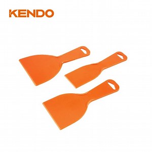 [Hot Item] 켄도 3PC 재사용 가능한 플라스틱 스크래퍼 세트, 필러, 퍼티 및 페인트 플라스틱 스프레더용