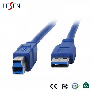 [Hot Item] 1.5m Blue Color USB Printer Cable USB Am to Bm Printer/Fax Machine Data Cable
