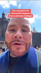 Fat Joe gets his doctorate degree from Lehman College 💯 | Hiphopego
