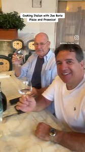 🇮🇹🍷❤️ What goes great with pizza? Prosecco!!! Enjoying a great night with Ian and Luigi. Joe Borio, host of YouTube Cooking Italian with Joe, sharing stories, Italian recipes, travel tips, and all to Love about Italy 🇮🇹!!! Buy your next bottle of Vito and Joe’s Extra Virgin Italian Olive Oil at CookingItalianwithJoe.com | Cooking Italian with Joe