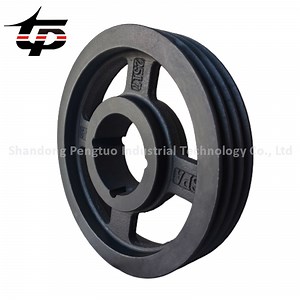 [Hot Item] Compressor 250 mm 2 Groove SPA Sheave Taper Lock Bush V-Belt Pulley