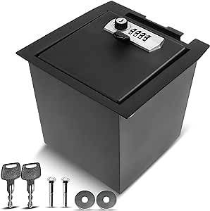 A-Premium Center Console Safe Box Compatible with Toyota Tacoma 2016-2021