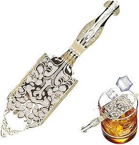 Absinthe Spoon, Stainless Steel Absinthe Fountain Spoon, Vintage Hollow Design Cocktail Glass Cup Drinking Filter Absinthe Fountain Spoon Dripper