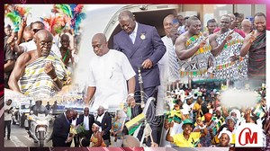 Asanteman Welcome His Majesty Otumfuo Osei Tutu At Kumasi Airport | Oheneba1tv
