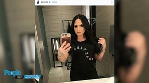 Demi Lovato Cries Recalling Past Struggles During Concert as DJ Khaled Celebrates Her Sobriety