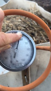 There is nothing more satisfying for a hot composter than scratching the frost of your thermometer to reveal … #hotcompost #compost #castlemaine #yimbycompost #coldweather #freezing | YIMBY & The Hub Foundation