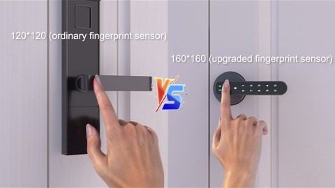 Fingerprint Door Lock-Smart Door knob，biometric Door Lock，with passcode keypad keyless Entry Door Handle，Fingerprint Code Door knob for Bedroom Home (Silver APP), CG002