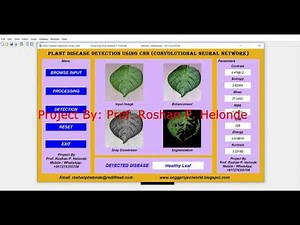 Plant Disease Detection Using CNN | With Source Code | Matlab Project | CNN Leaf Disease Detection