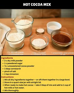 43K views · 327 reactions | Hot Cocoa Mix | Old fashioned recipes | Facebook