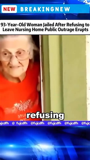 9.7K views | 93-Year-Old Woman Jailed After Refusing to Leave Nursing Home — Public Outrage Erupts!Watch full video in the first comment! | الدقه للجبس بورد والديكور | Facebook