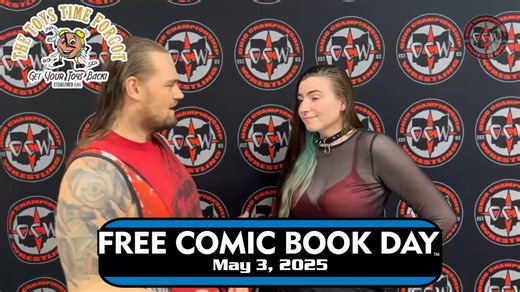 Ohio Championship Wrestling is proud to tag team with The Toys Time Forgot as part of their annual Free Comic Book Day event on May 3rd! From 10am-4pm you can meet several of the stars of Ohio Championship Wrestling, get their autographs, take pictures with them, and check out all the great offerings that The Toys Time Forgot have for you! | Ohio Championship Wrestling