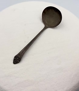 Vintage 1881 Rogers Oneida Schöpfkelle - Silberplatte, 1881, verzierter floraler Griff - Etsy.de