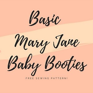 Basic Mary Jane Baby Booties: Free Knitting Patterns (With Videos)